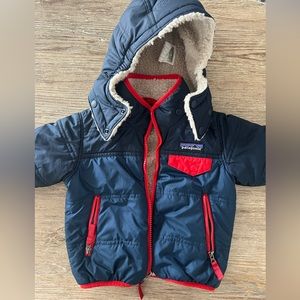 Reversible Patagonia fleece jacket baby 6-12M